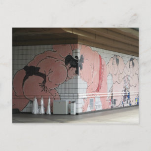 Cartão Postal Sumo Mural Wall Art