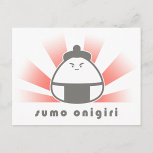 Cartão Postal Sumo Onigiri