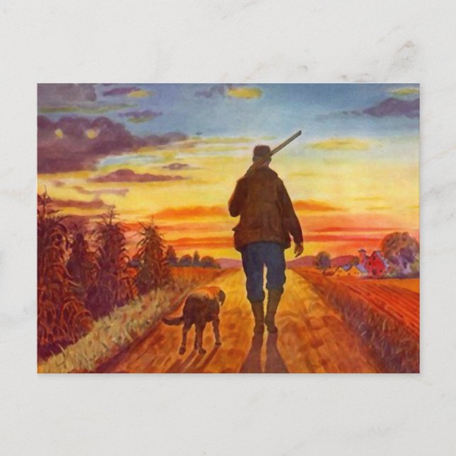 Cartão Postal Sun Best Buddies Sunset On Fields Postcard (Frente)