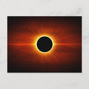 Cartão Postal Sun Eclipse