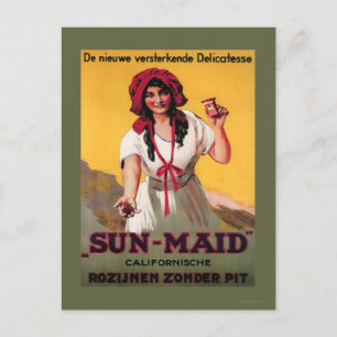 Cartão Postal Sun-Maid California Raisin Poster