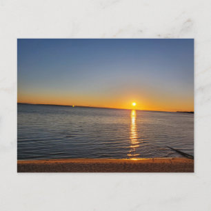 Cartão Postal Sun rise - Mackinaw City, Michigan