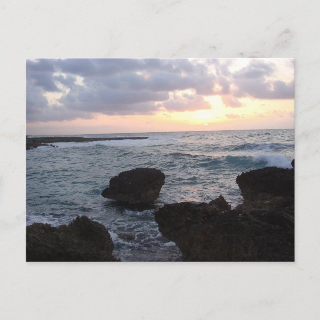 Cartão Postal Sun Rise na Riviera Maya (Frente)