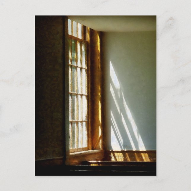 Cartão Postal Sun Streaming Através da Janela (Frente)