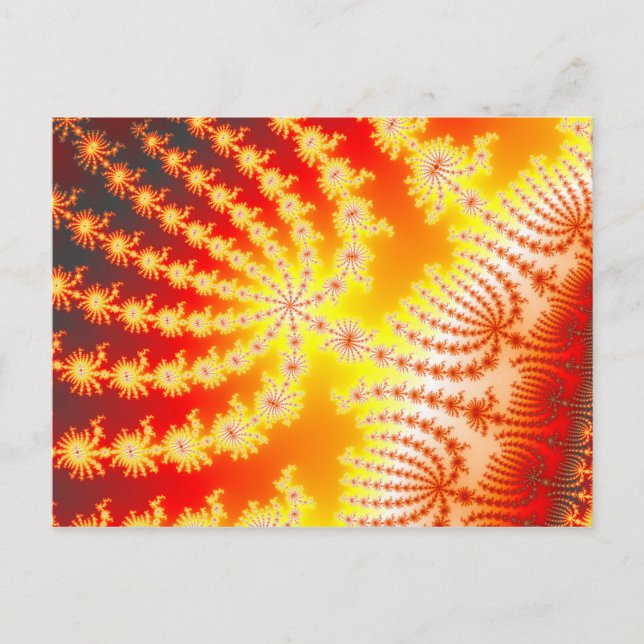 Cartão Postal Sunburst 1.1 - Fractal (Frente)