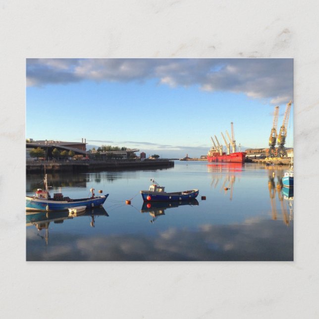 Cartão Postal Sunderland Riverside Walk (Frente)