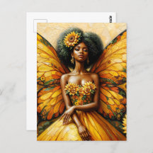 Sunflower African Fairy Art