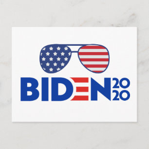 CARTÃO POSTAL SUNGLASSES JOE BIDEN PARA AS ELEIÇÕES DO PRESIDE