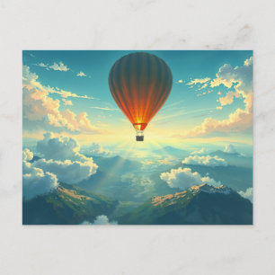 Cartão Postal Sunlion Balloon Ride