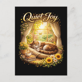 Cartão Postal Sunlit Window Dreams