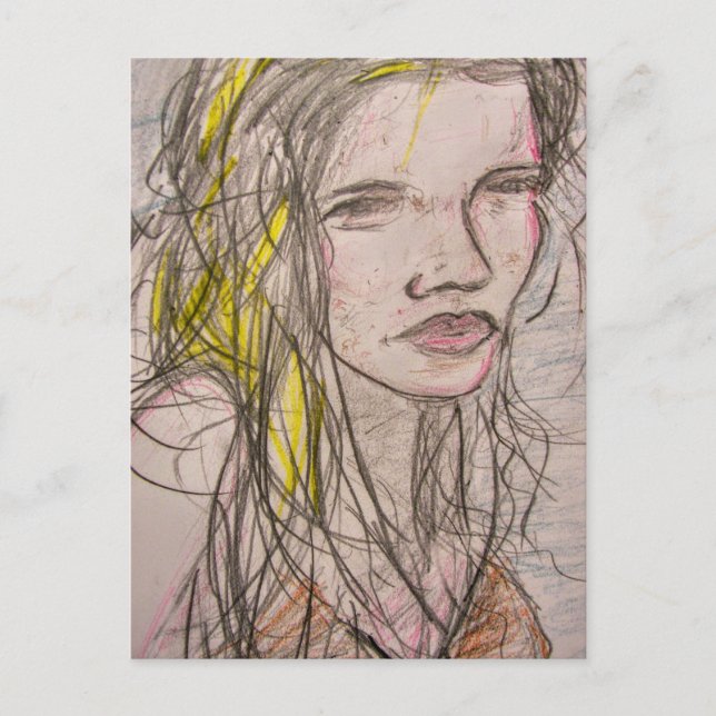 Cartão Postal Sunny Beach Girl (Frente)