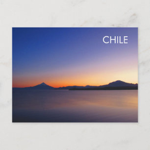 Cartão postal Sunrise do Distrito do Chile