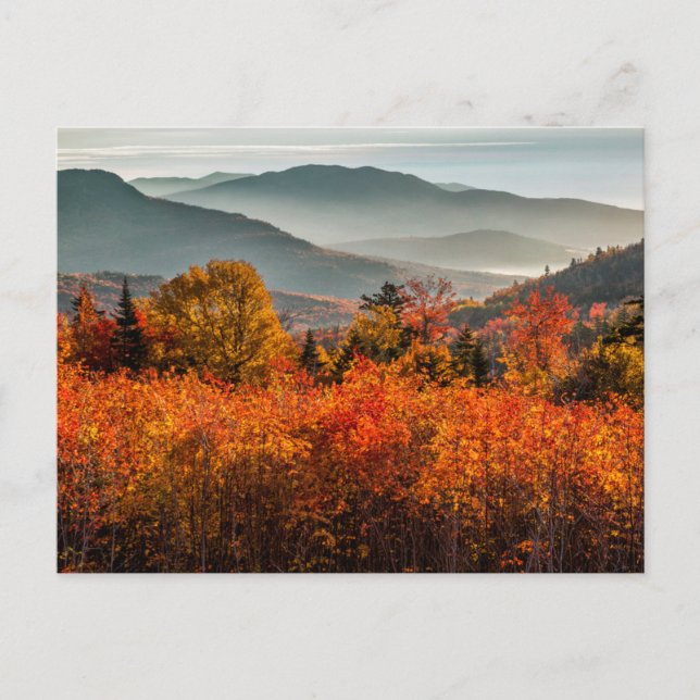 Cartão Postal Sunrise Kancamagus Highway Overlook New Hampshire (Frente)