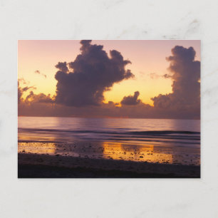 Cartão Postal Sunrise no Cabo Canaveral, Flórida