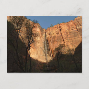 Cartão Postal Sunrise no Caminho de Riverside em Zion