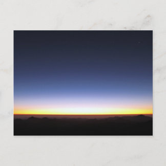 Cartão postal Sunrise no Monte Sinai