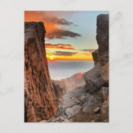 Cartão Postal Sunrise no Monte Whitney Trail
