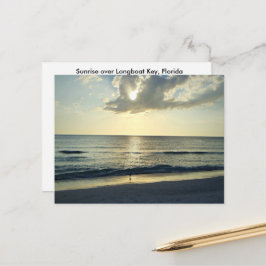 Cartão Postal Sunrise Over The Quiet Shore