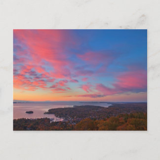 Cartão Postal Sunrise sobre Camden, Maine