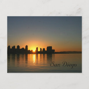 Cartão Postal Sunrise sobre San Diego