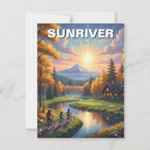 Cartão Postal Sunriver Oregon Viagem