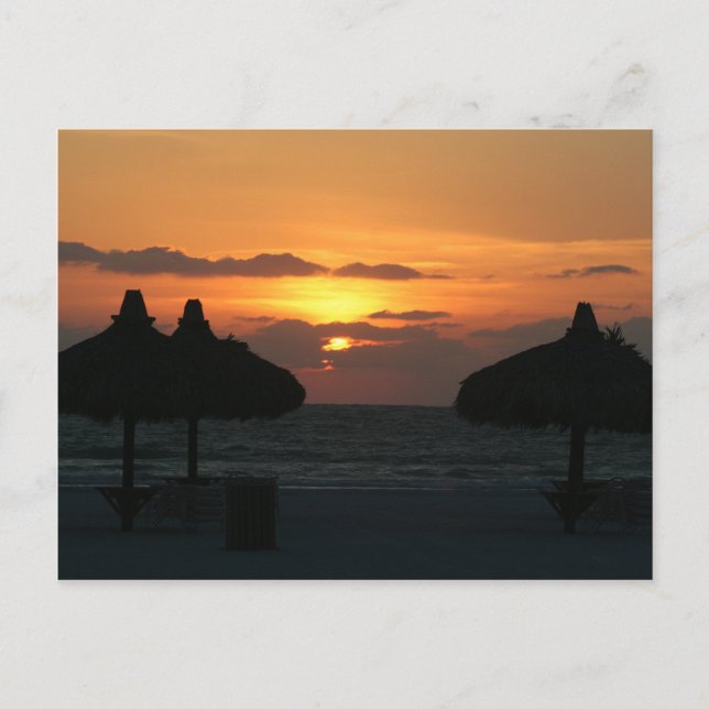 Cartão postal sunset (Frente)