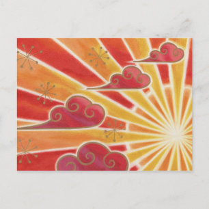 Cartão postal sunset