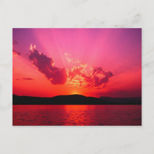 Cartão postal sunset