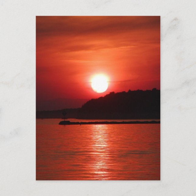 Cartão postal sunset (Frente)