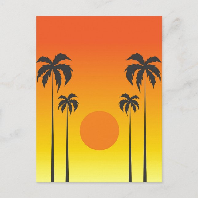 Cartão Postal Sunset (Frente)