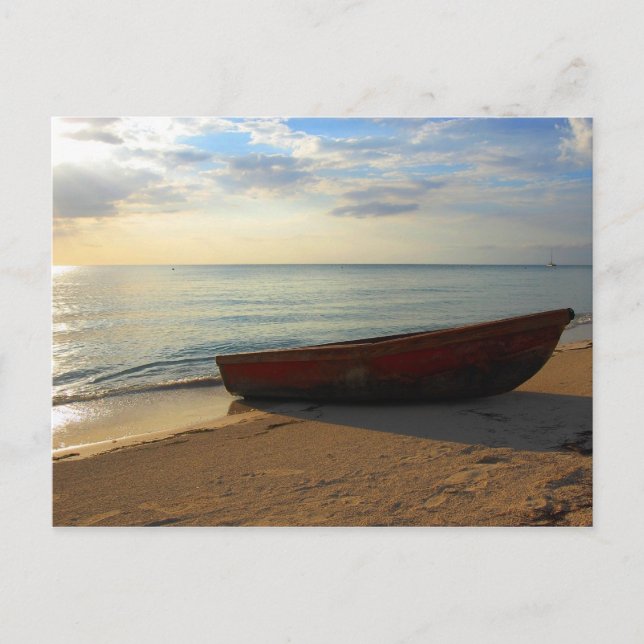 Cartão Postal Sunset 7 Mile Beach (Frente)