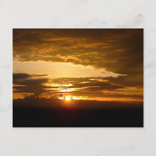 Cartão Postal Sunset Africano