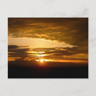 Cartão Postal Sunset Africano