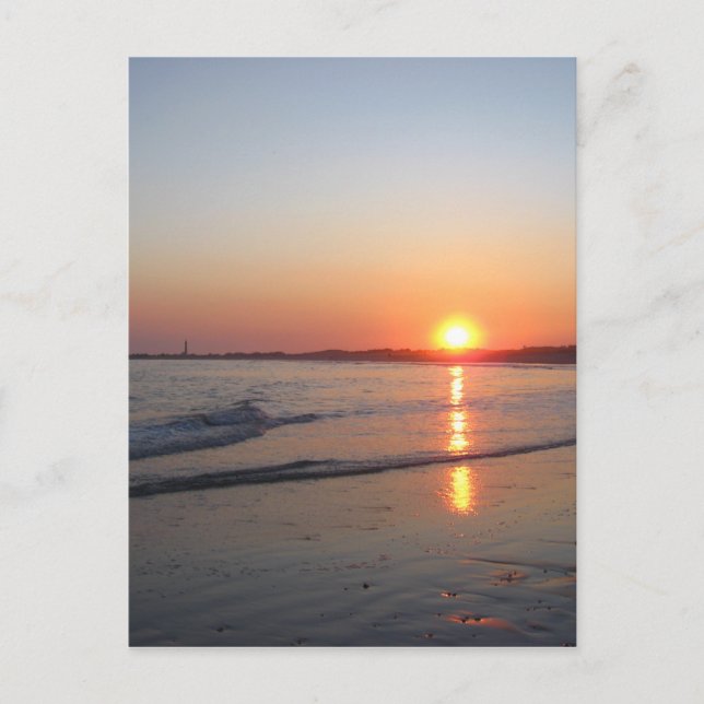 Cartão Postal Sunset * Beach (Frente)