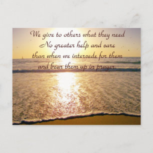 Cartão Postal Sunset Care_