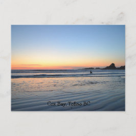 Cartão Postal Sunset da Costa Oeste, Baía de Cox, Tofino