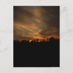 Cartão postal Sunset de agosto