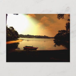 Cartão Postal Sunset de Singapura