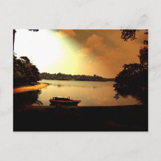 Cartão Postal Sunset de Singapura