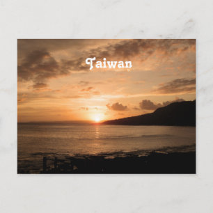 Cartão Postal Sunset de Taiwan