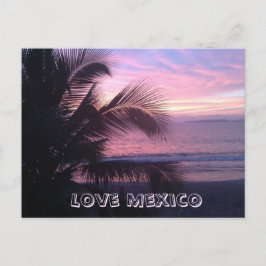 Cartão postal Sunset do Amor México