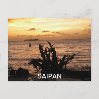 Cartão Postal SUNSET do sSAIPAN
