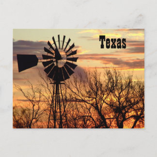 Cartão Postal Sunset do Texas