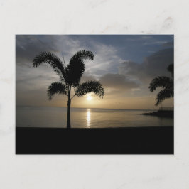Cartão Postal Sunset Dominica Nature Isle