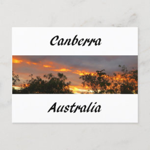 Cartão Postal Sunset em Camberra