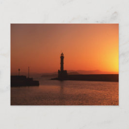 Cartão Postal Sunset em Chania