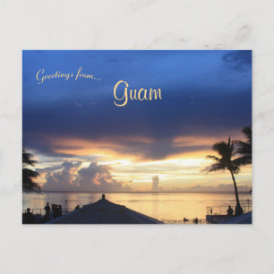 Cartão Postal Sunset em Guam