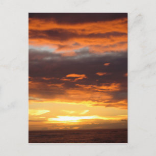 Cartão Postal Sunset em Lahaina em Maui Havaí