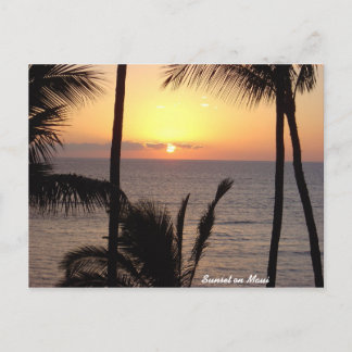 Cartão Postal Sunset em Maui