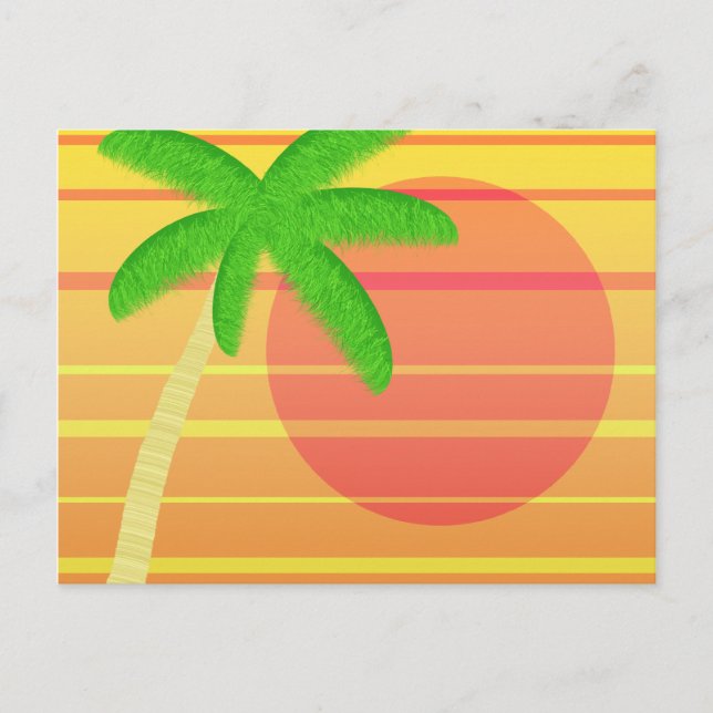 Cartão Postal Sunset em Maui (Frente)